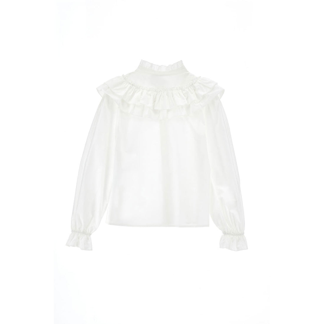 Philosophy White Ruffles  Blouse