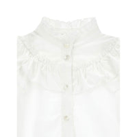 Philosophy White Ruffles  Blouse