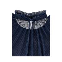 Philosophy Navy Tulle Blouse