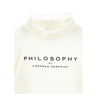 Philosophy White Turtleneck Rib Tee