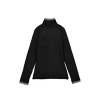 Philosophy Black Turtleneck Rib Tee
