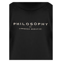 Philosophy Black Turtleneck Rib Tee
