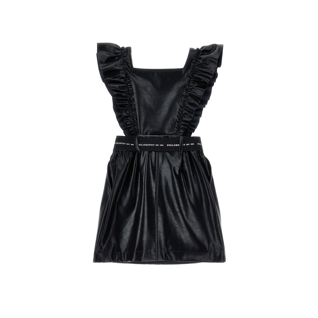 Philosophy Black Overalls Skirt