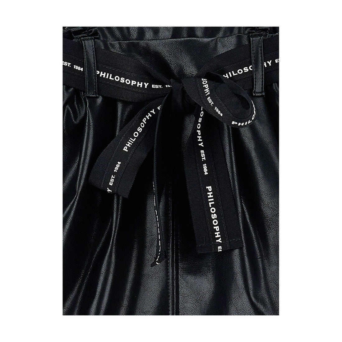 Philosophy Black Overalls Skirt