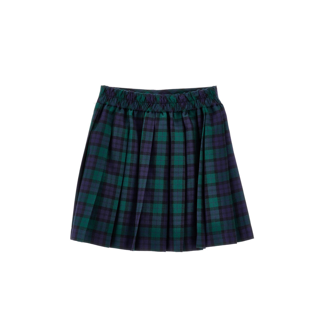 Philosophy Green Check Pleated Skirt