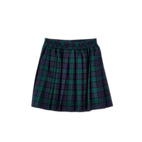 Philosophy Green Check Pleated Skirt