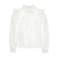 Philosophy White Poplin Bow Blouse