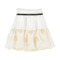 Philosophy Off White Embroidered Detail Skirt