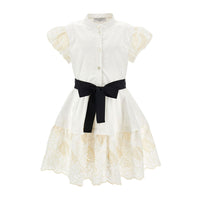 Philosophy Off White Embroidered Dress