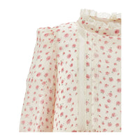 Philosophy Pink Small Rose Lace Trim Dress