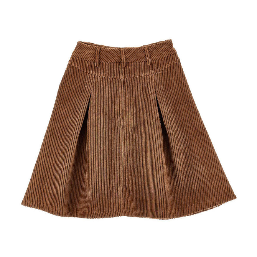 Philosophy Brown Midi Cord Skirt