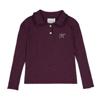 Mipounet Burgundy Enrica Flame Polo