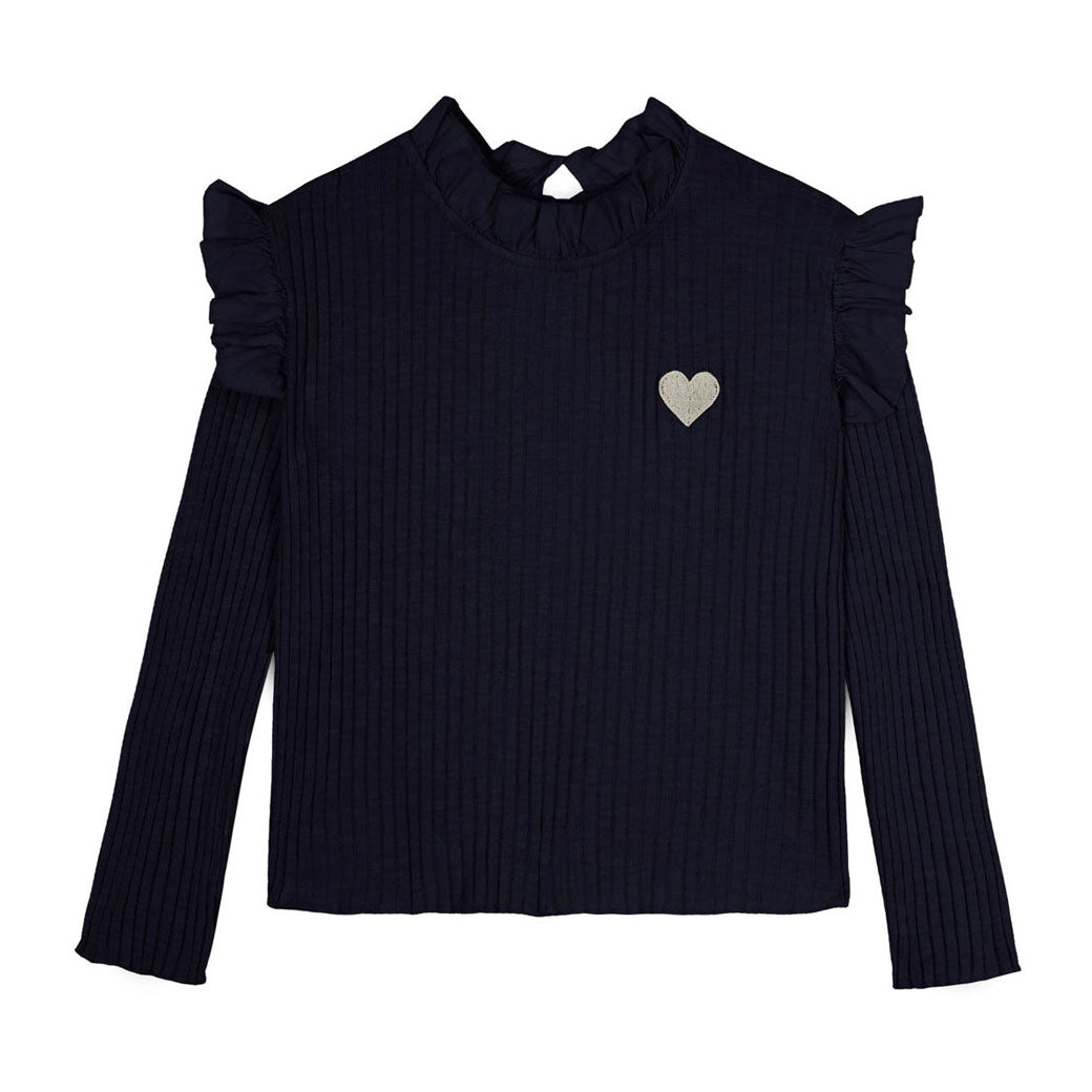 Mipounet Navy Charlotte T-Shirt