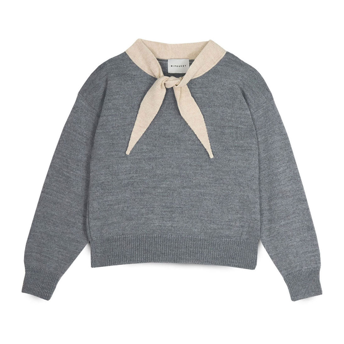 Mipounet Grey Knit Selena Sweater