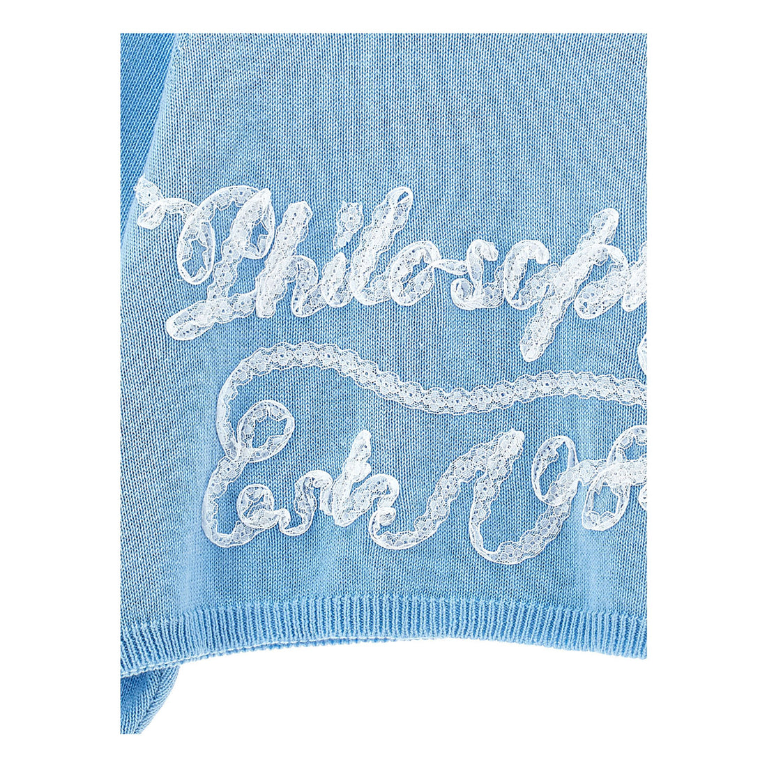 Philosophy Blue Long Sleeve Logo Pullover