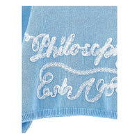 Philosophy Blue Long Sleeve Logo Pullover