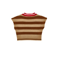 Philosophy Beige Brown Knit Gilet