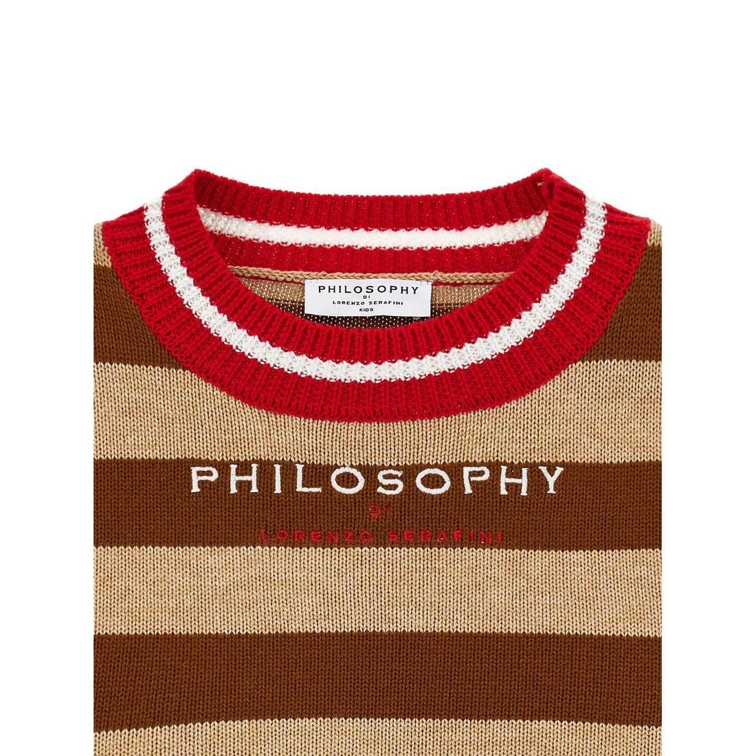 Philosophy Beige Brown Knit Gilet