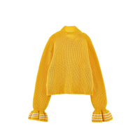 Philosophy Yellow Bow Sweater