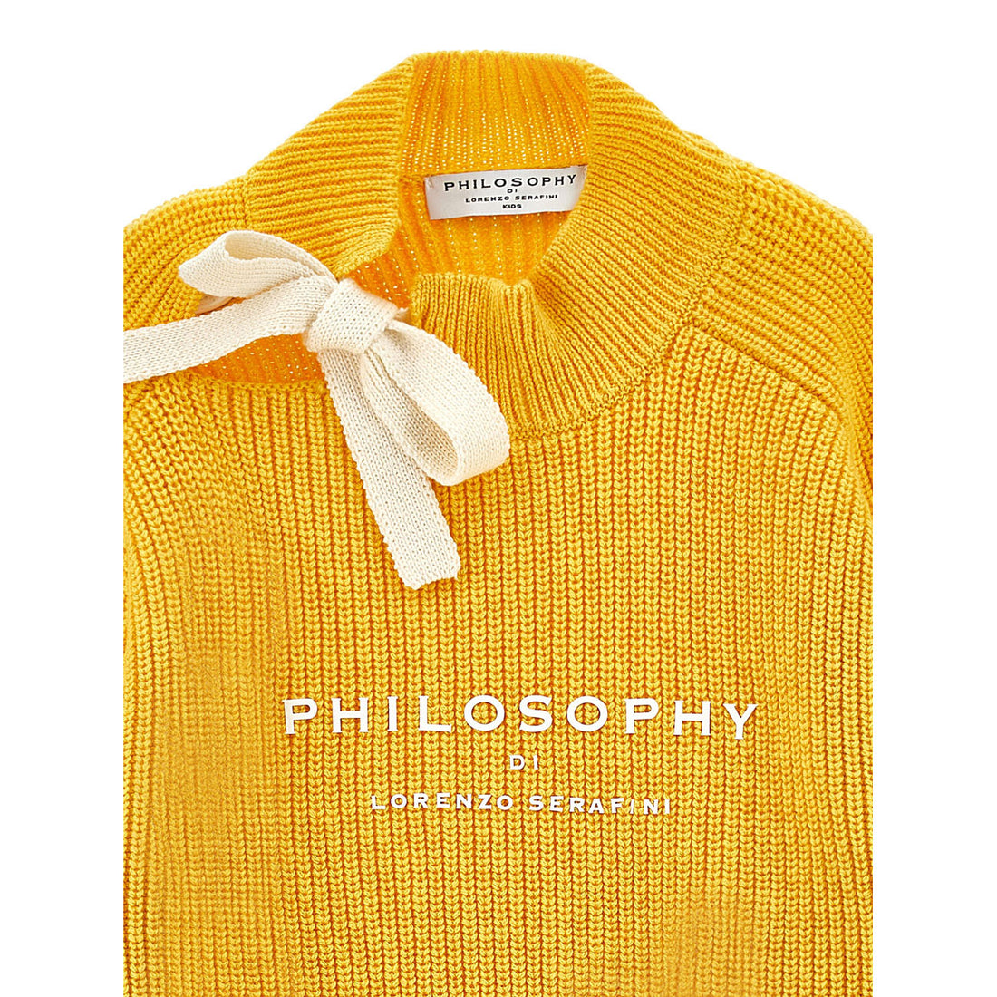 Philosophy Yellow Bow Sweater