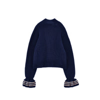 Philosophy Blue Bow Sweater