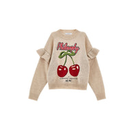 Philosophy  Beige Cherry Sweater