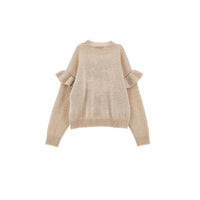 Philosophy  Beige Cherry Sweater
