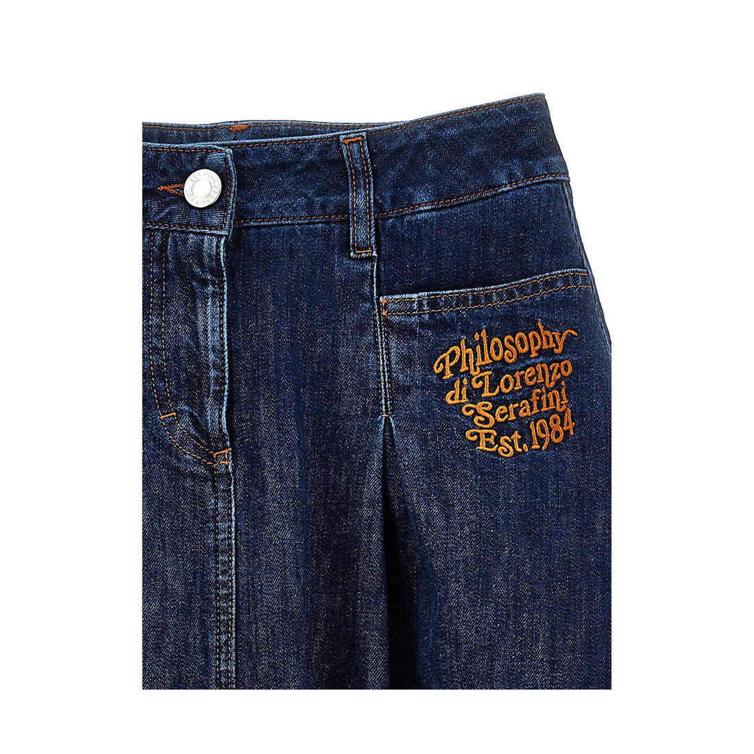 Philosophy Blue Denim Skirt