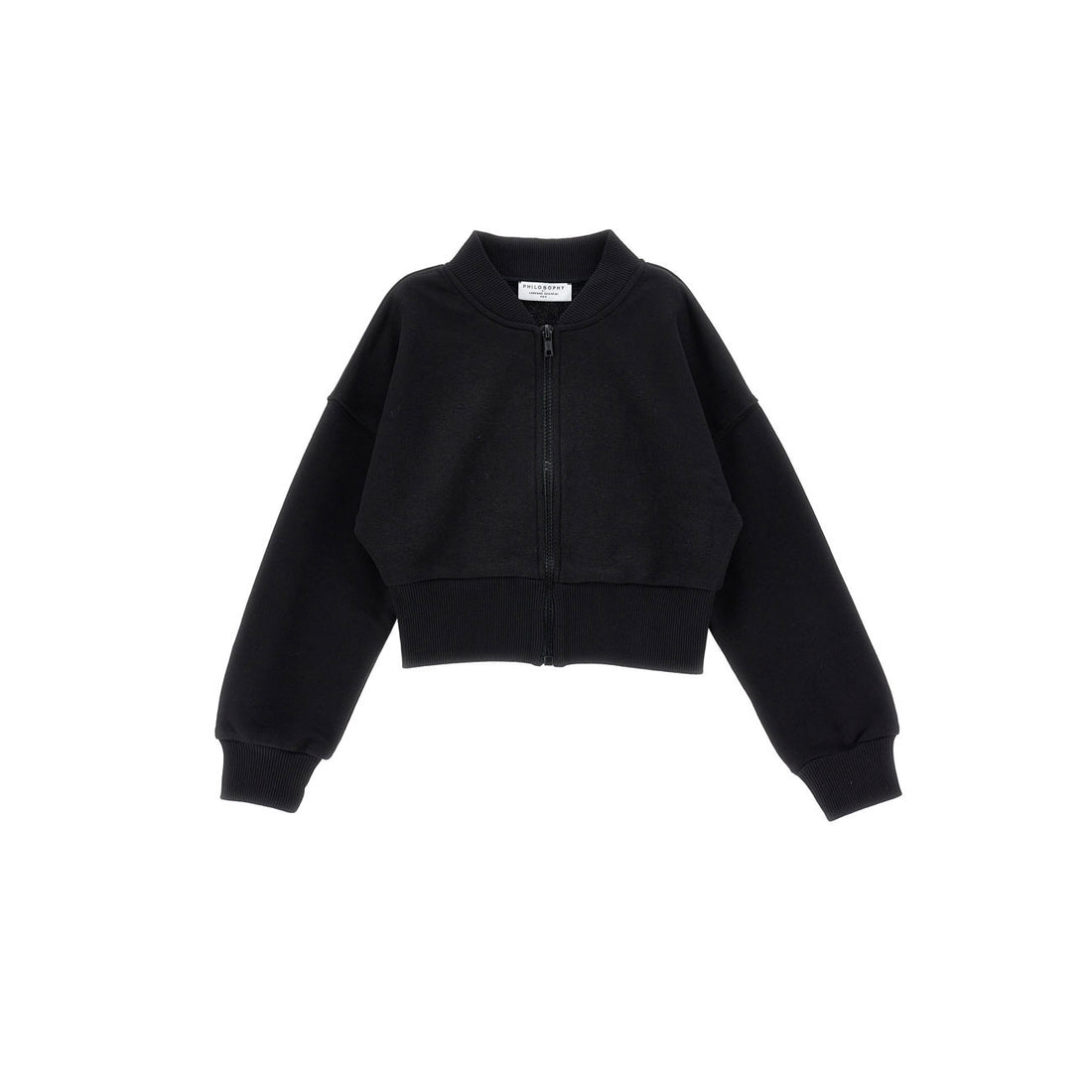 Philosophy Black Zip Up Jacket