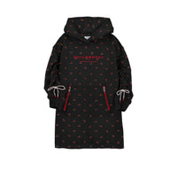 Philosophy Black Hooded  Sweatshirt Dress