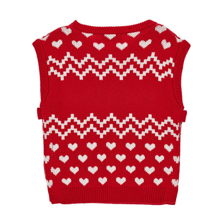 Philosophy Red Logo Sweater Vest