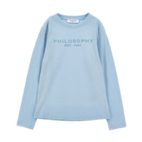 Philosophy Light Blue Logo Tee
