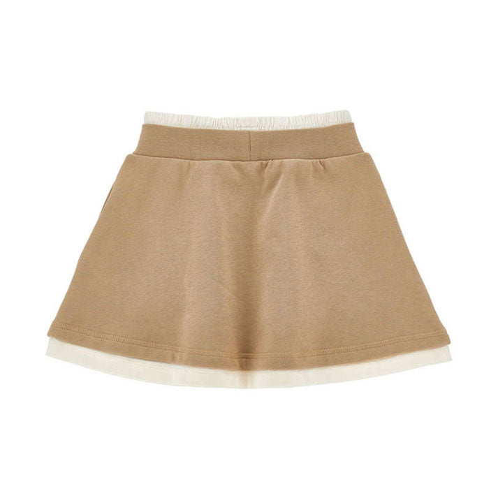 Philosophy Beige Sweatshirt Skirt