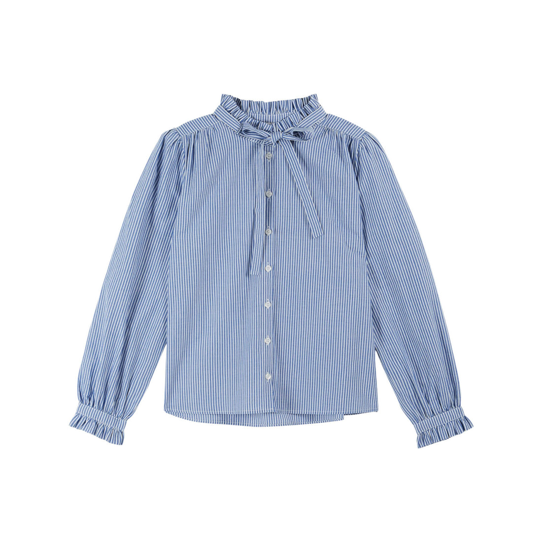 Emile et Ida Blue Stripe Rayee Women Blouse