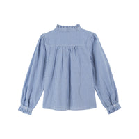 Emile et Ida Blue Stripe Rayee Women Blouse