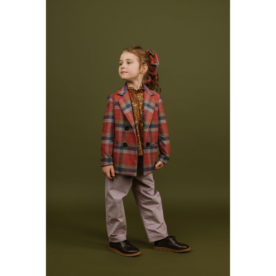 Paade Mode Red Double Breasted Marisa Jacket