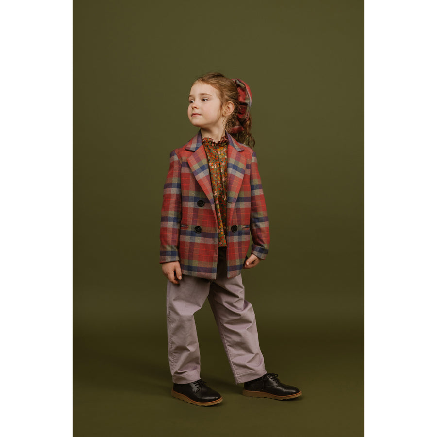 Paade Mode Red Double Breasted Marisa Jacket