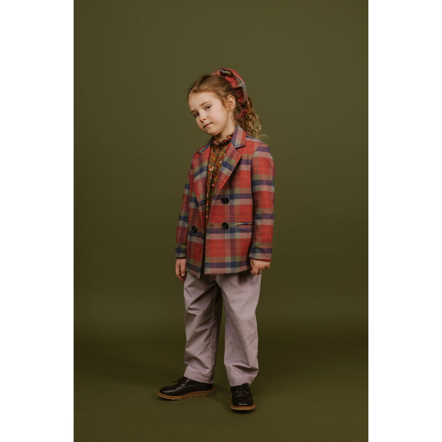 Paade Mode Red Double Breasted Marisa Jacket