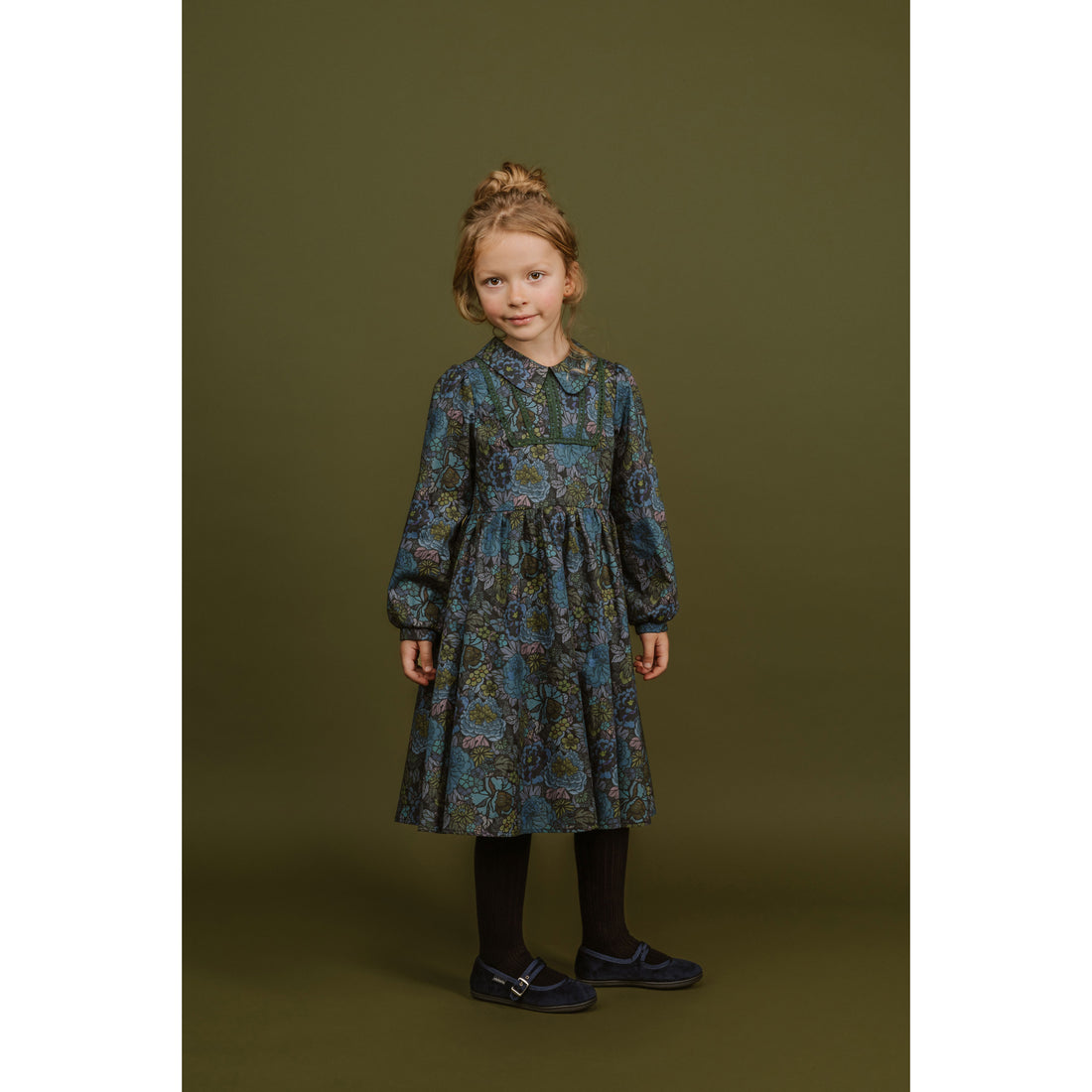 Paade Mode Blue Beatrice Peter Pan Collar Dress