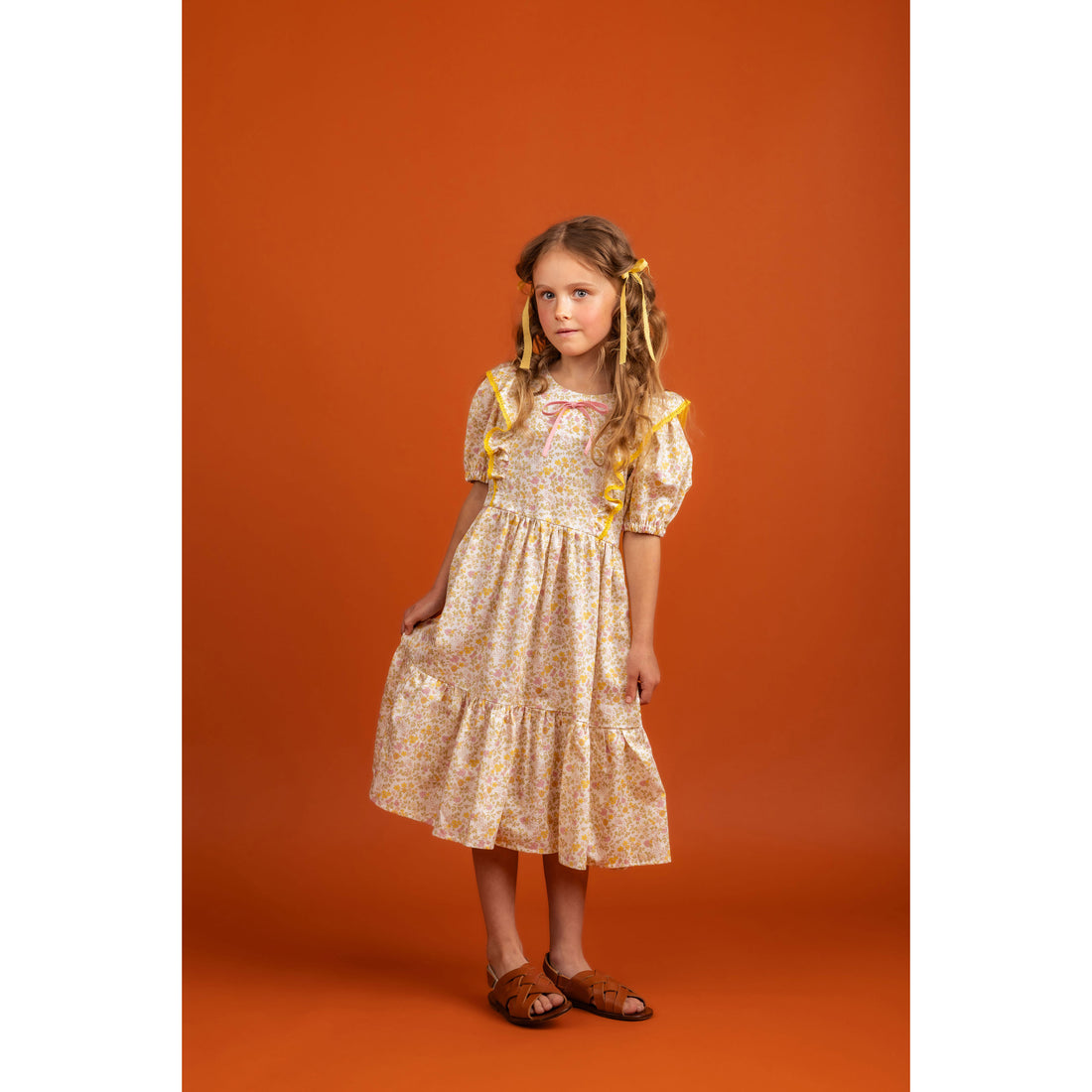 Paade Mode Yellow Mia Maxi Cotton Dress