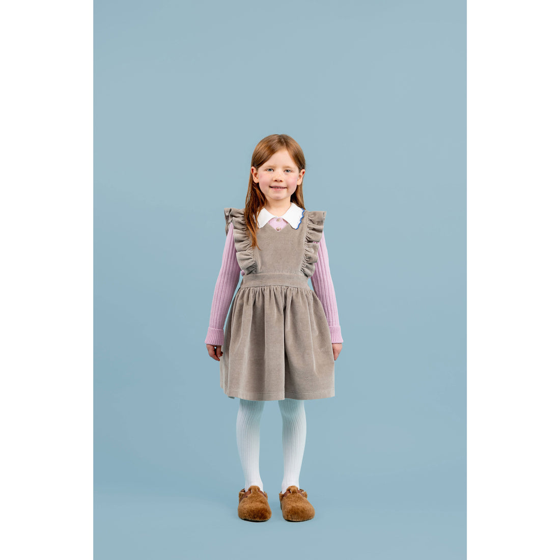 Paade Mode  Grey Otis Corduroy Pinafore Dress
