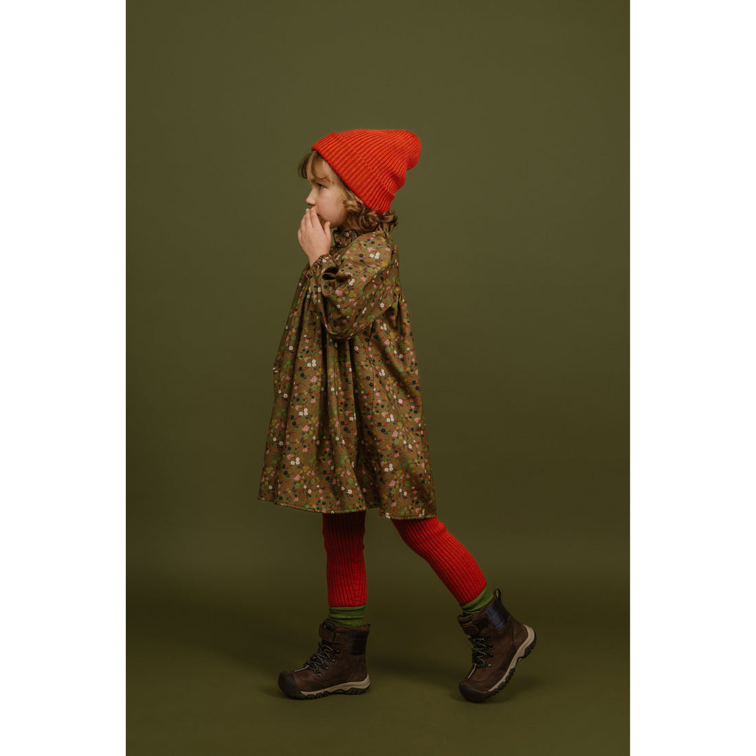 Paade Mode Green Fiorella Corduroy Dress