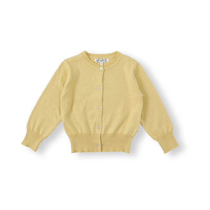 Bene Bene Dusty Yellow Meriel Knit Cardigan