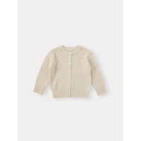 Bene Bene Ivory Adela Eyelet Knit Cardigan