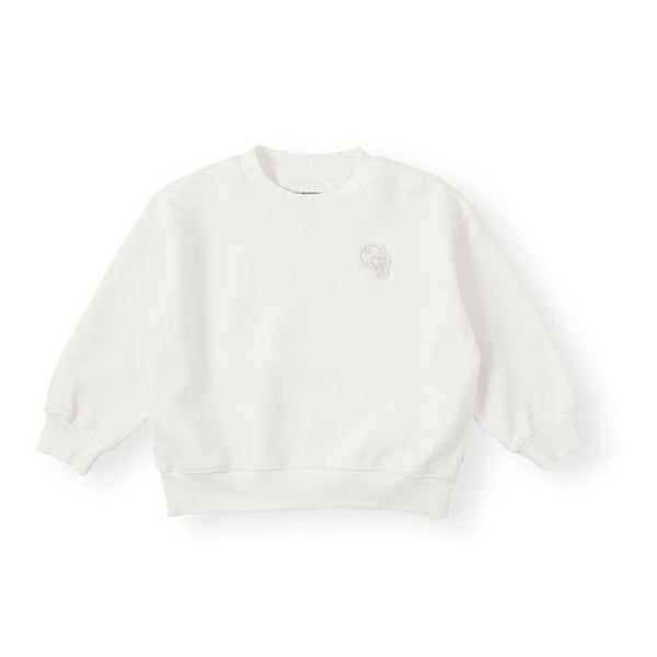 Bene Bene Ivory BENE Pique Sweatshirt