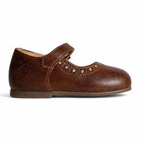 Papanatas  Dark Brown Baby Mary Janes