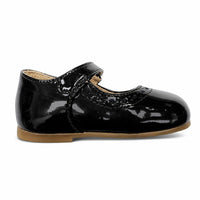Papanatas  Brown Patent Leather Baby Mary Janes