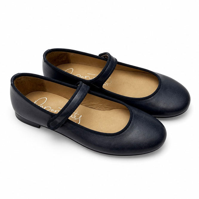 Papanatas Midnight Navy Mary Janes