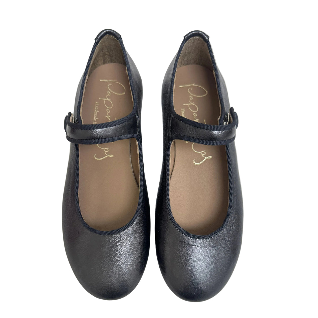 Papanatas  Metallic Mary Janes
