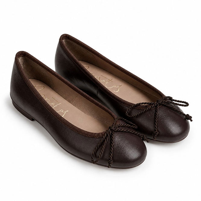 Papanatas  Brown Ballet Flat
